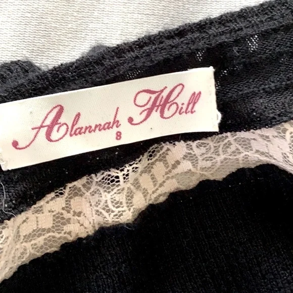 Y2k ALANNAH HILL 100% merino Cardigan with silk ties SIZE 6 - Picture 10 of 15